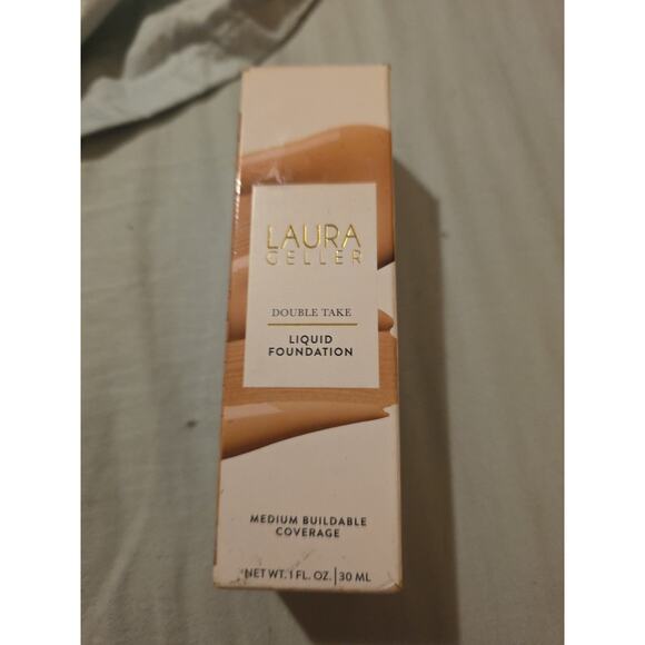 LAURA GELLER NEW YORK Double Take Liquid Foundation | GOLDEN MEDIUM NIB - Picture 1 of 3